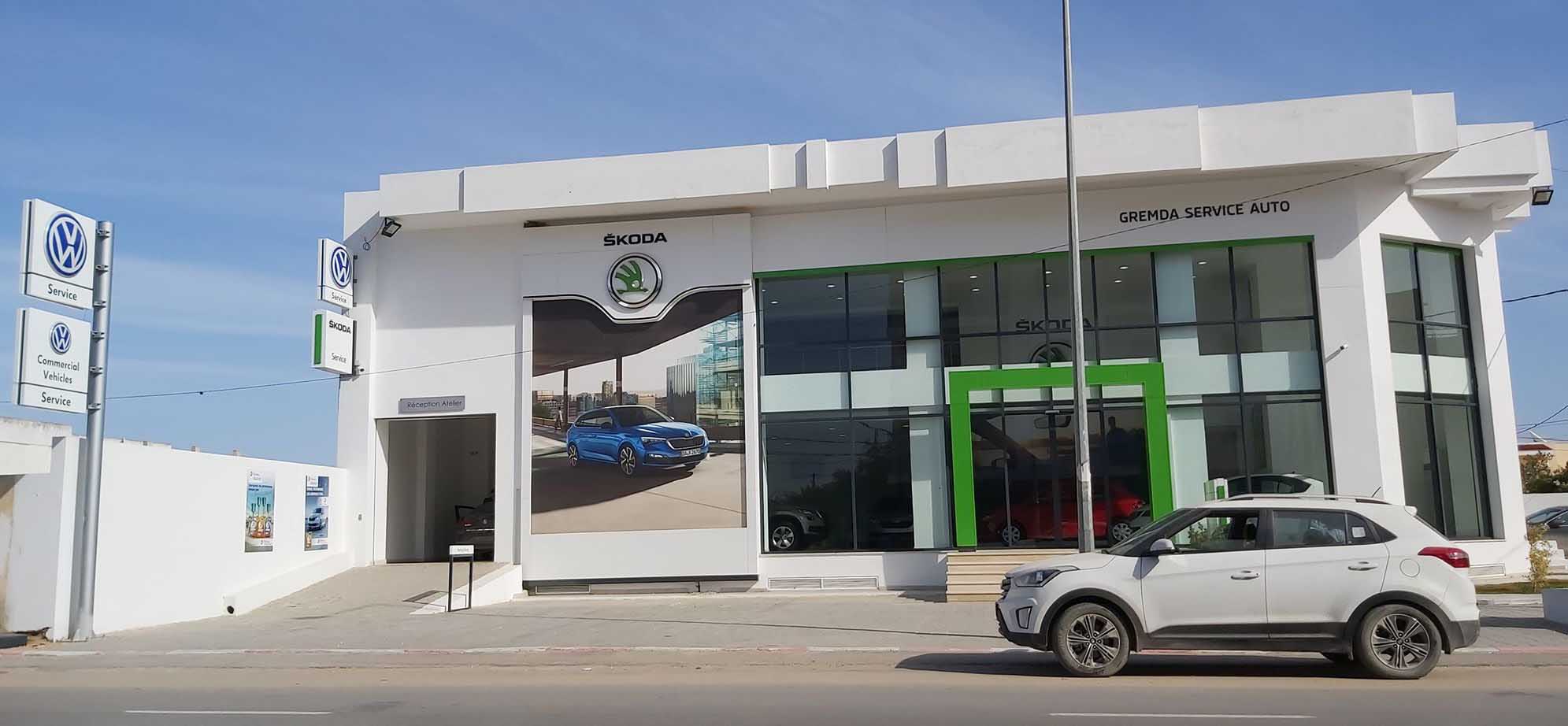 GSA, Gremda Service Auto : NOUVEL ATELIER AGRÉÉ VOLKSWAGEN À Sfax Skoda