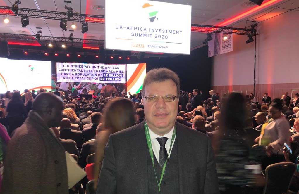 لندن : محمد الفريخة يشارك في القمة البريطانية الإفريقية للاستثمار 2020 