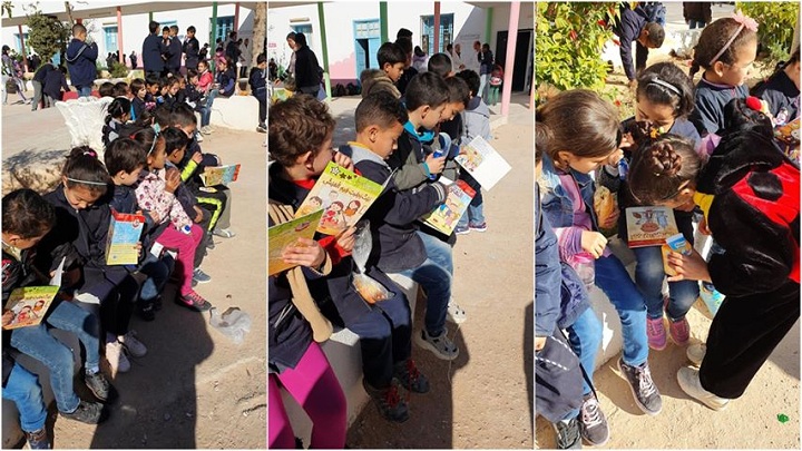 تلاميذ-مطالعة-المحرس