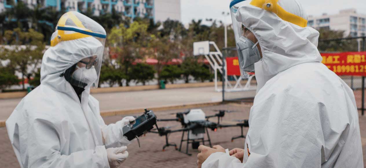 تلنات توفر لوزارة الصحة طائرات دون طيار مزودة بكاميروات حرارية لمجابهة فيروس كورونا