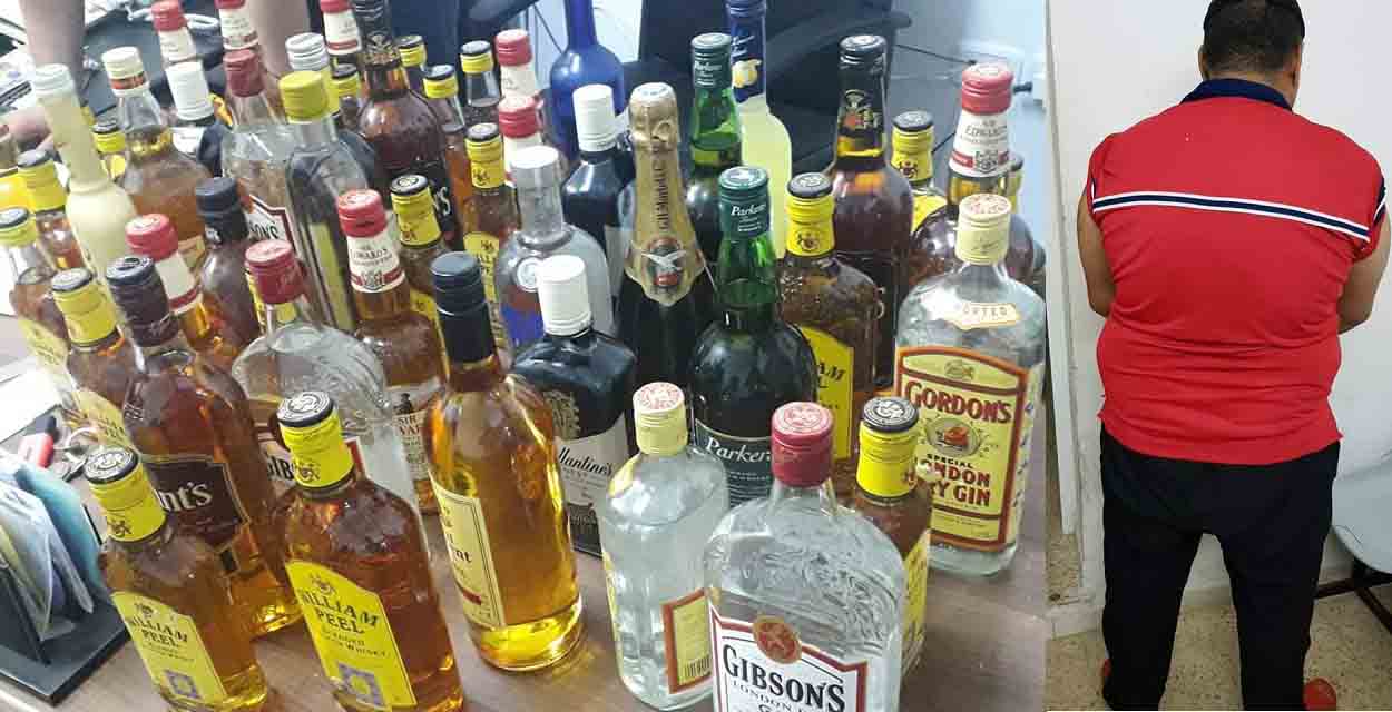 صفاقس : القبض على المكنى بـ "الغراب" وحجز كمية من الخمور و المخدرات ( صور )