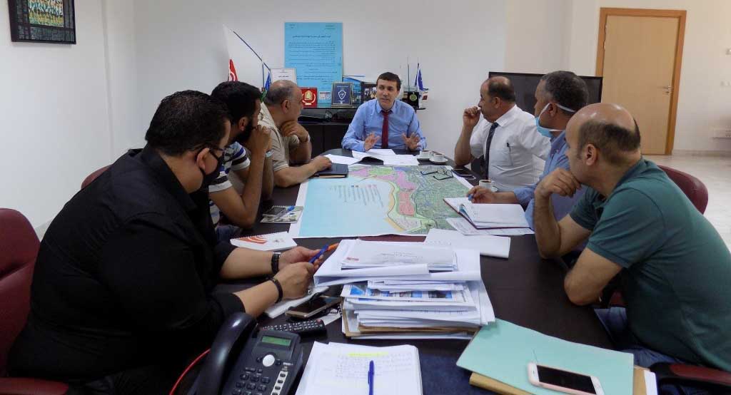 مشروع تبرورة : جلسة عمل تمهيدية حول دراسات ربط وتصريف مياه السيلان لمنطقة المشروع وجوارها