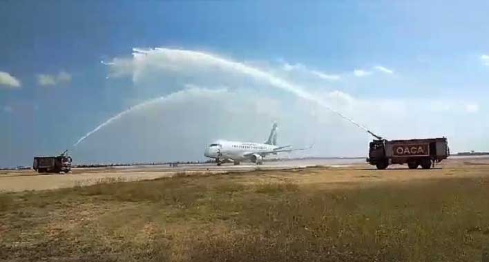 صورة اليوم : مطار صفاقس طينة الدولي يستقبل أول رحلة غير منتظمة من مطار كولونيا بون الدولي