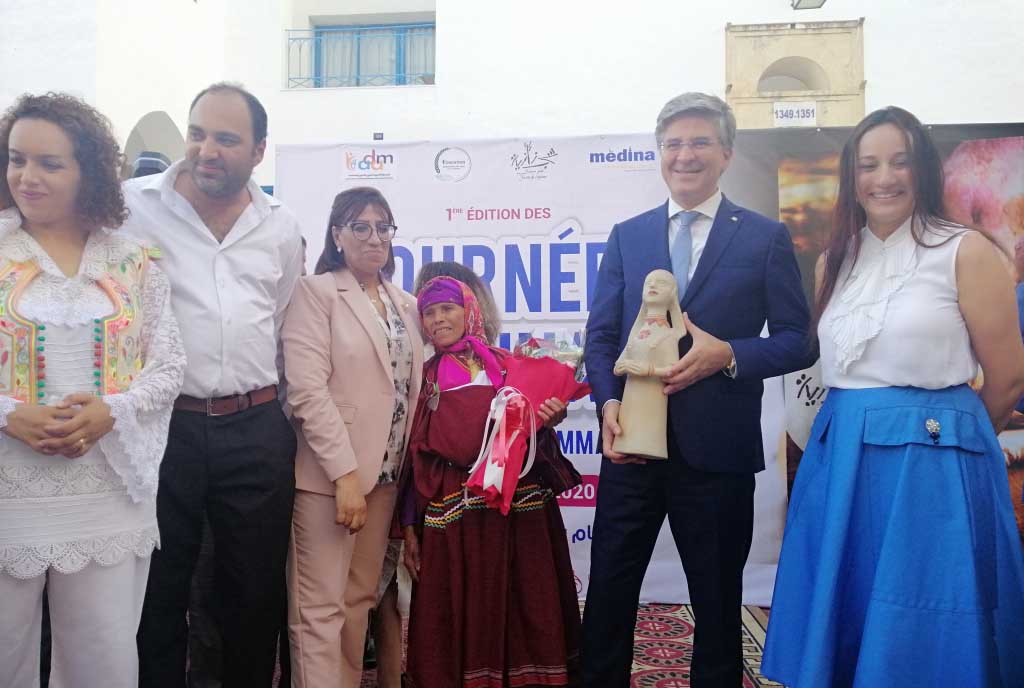 La Fondation Abdelawaheb Ben Ayed de Solidarité soutienne les premières journées d’économie Solidaire de Sejnane à la medina de Yasmine Hammamet