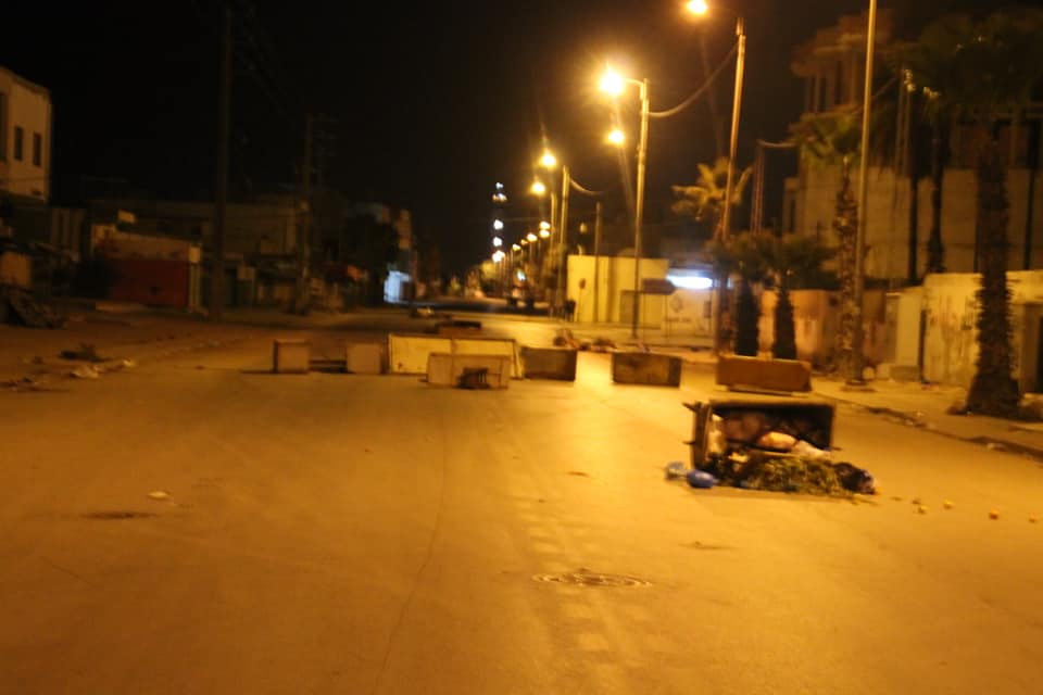 الأحداث الليلية التي شهدتها صفاقس