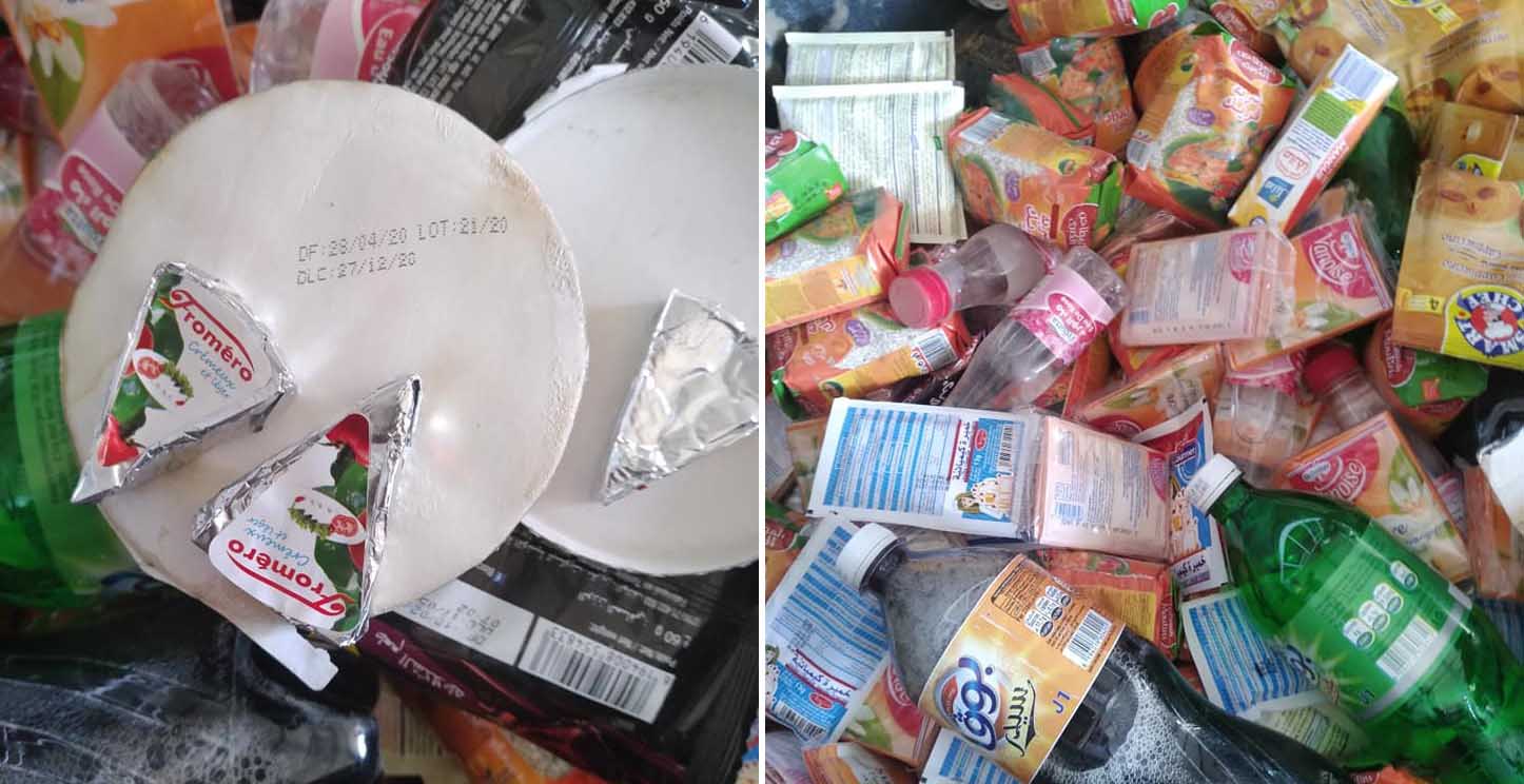 عقارب : حجز مواد غذائية منتهية الصلوحية ( صور )