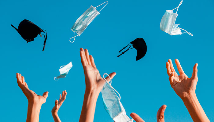 نهاية كورونا كمامات