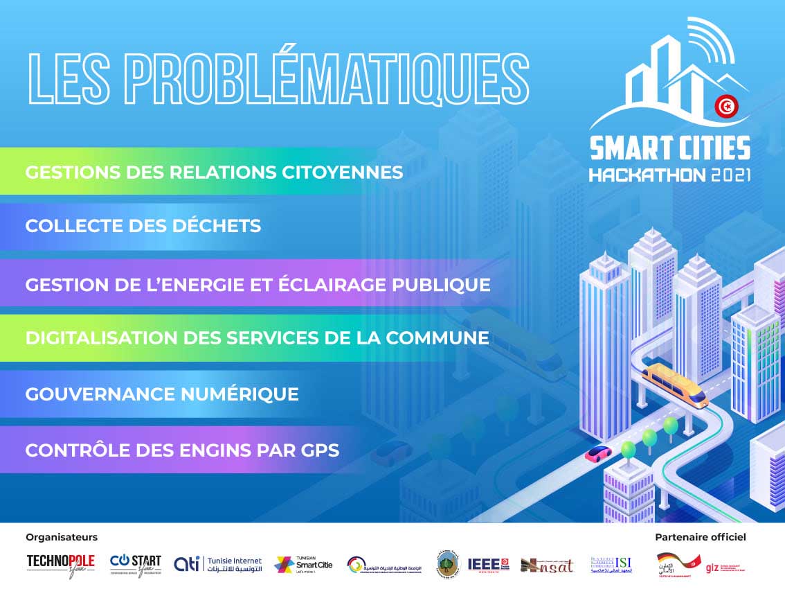 La technopole de Sfax: 2ème édition du Hackathon Smart Cities 2021