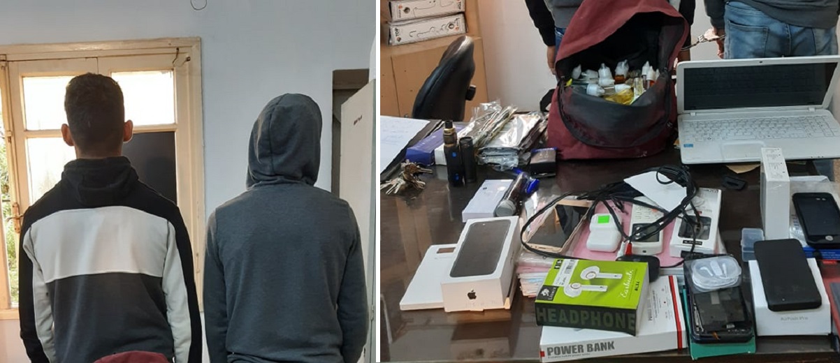 صفاقس : القبض على شخصين قاما بسرقة محل لبيع كماليات الهاتف الجوال