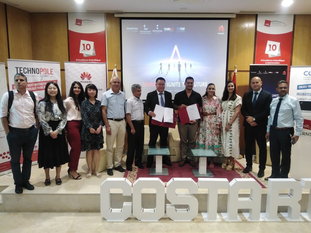 En soutien aux startups, Huawei Tunisie conclut les partenariats avec Novation City et CostarT autour du Programme SPARK