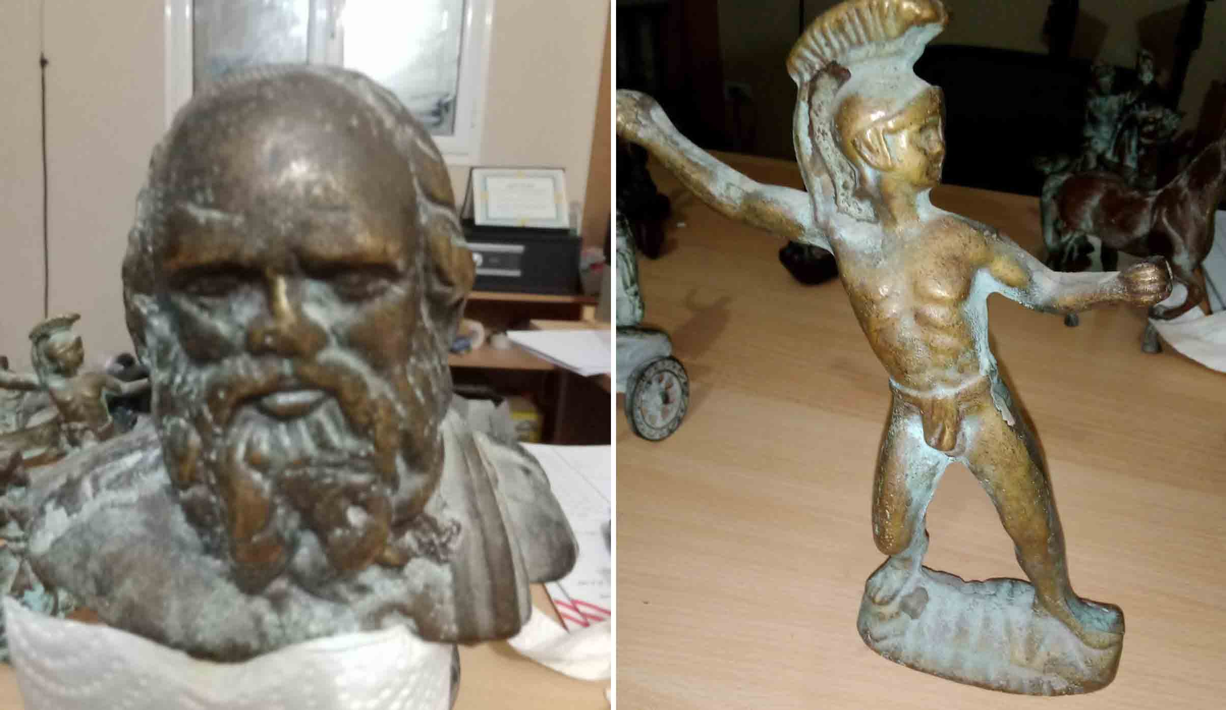 صفاقس: إحباط محاولة تهريب 18 قطعة أثرية في الصخيرة ( صور )