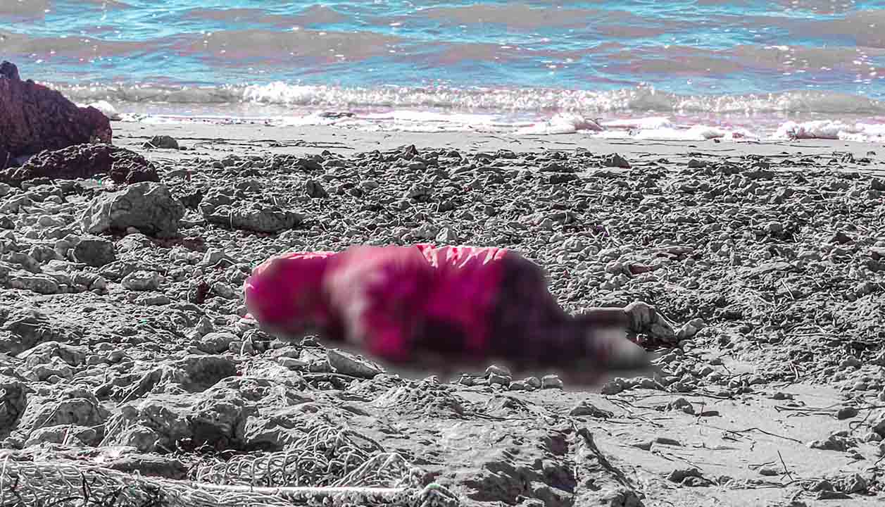 البحر يلفظ جثة رضيعة في جزيرة قرقنة