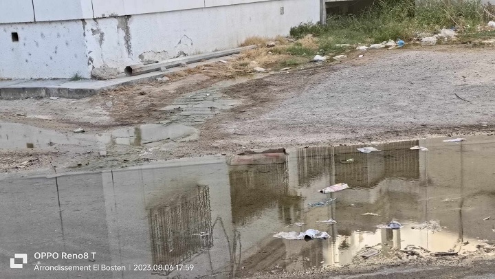 بالوعة صرف صحي - روائح كريهة - صفاقس