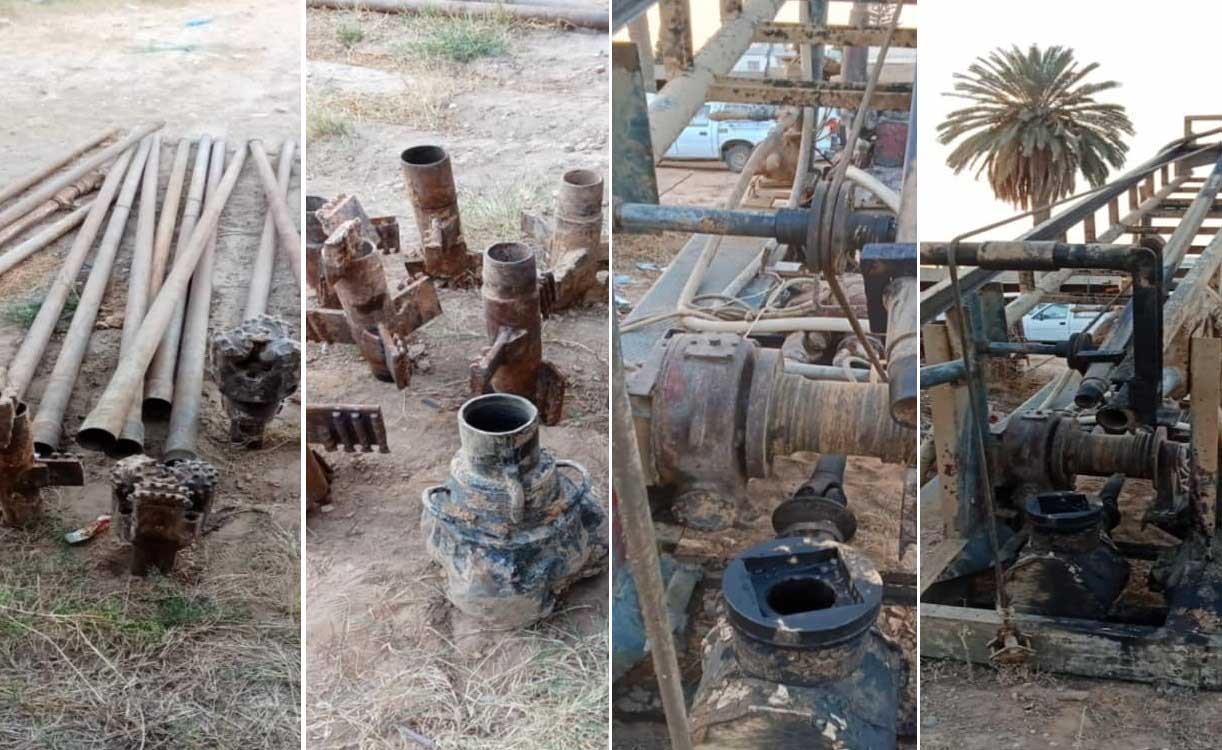 صفاقس: حجز معدّات الحفر وتتبعات عدلية ضد المخالفين للحدّ من ظاهرة الاستنزاف العشوائي للمائدة المائية