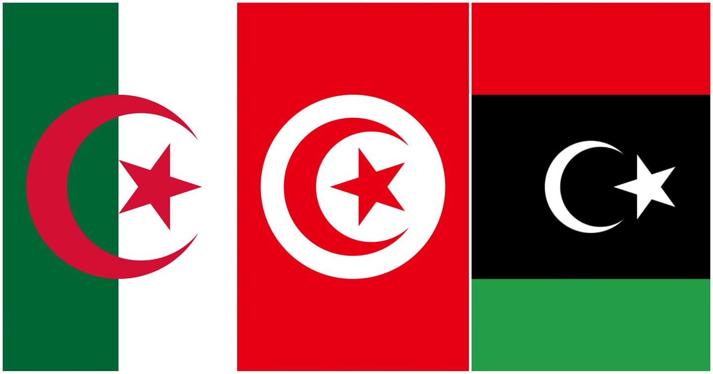تونس الجزائر ليبيا