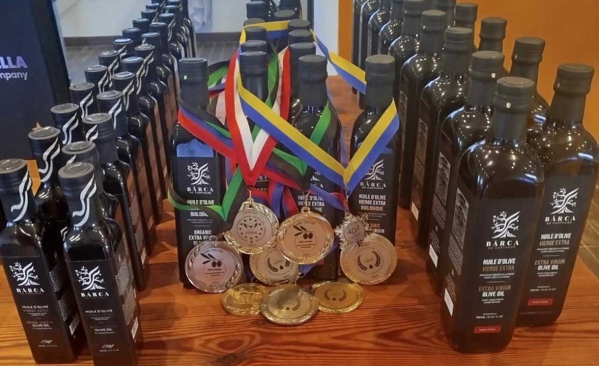 "Une multitude de récompenses pour l'huile d'olive écoresponsable "Barca de Carthage