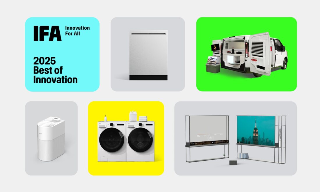 LG triomphe aux IFA 2025 Innovation Awards avec 17 distinctions