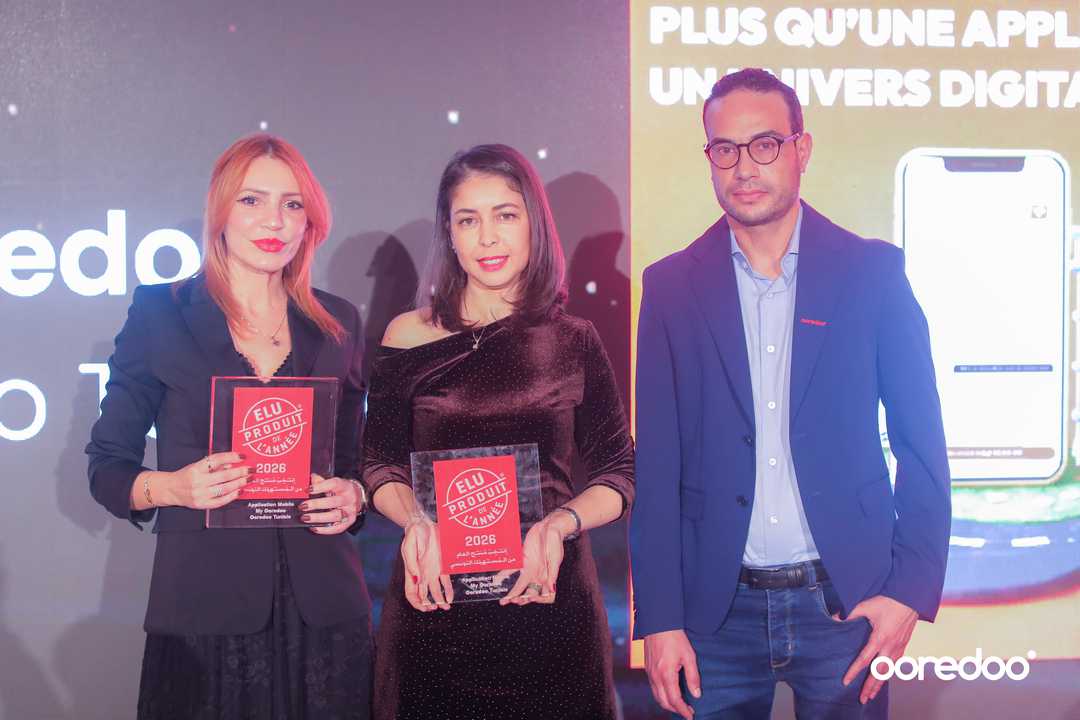L’application My Ooredoo élue “Produit de l’Année Tunisie 2026”