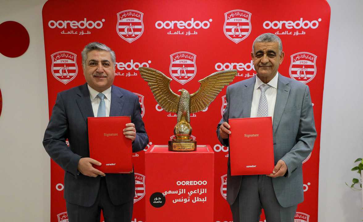 Ooredoo Tunisie renouvelle son partenariat avec le Club Africain